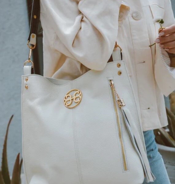 Bonendis - Chevie Leather Shoulder Bag Cream