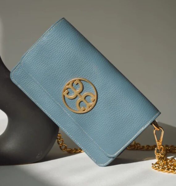 Bonendis - Siren Leather Shoulder Bag French Blue