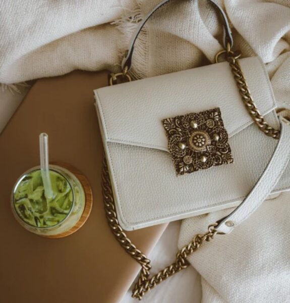 Bonendis - Dahlia Leather Shoulder Bag Cream