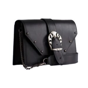 Bonendis - Briana Leather Shoulder Bag Black